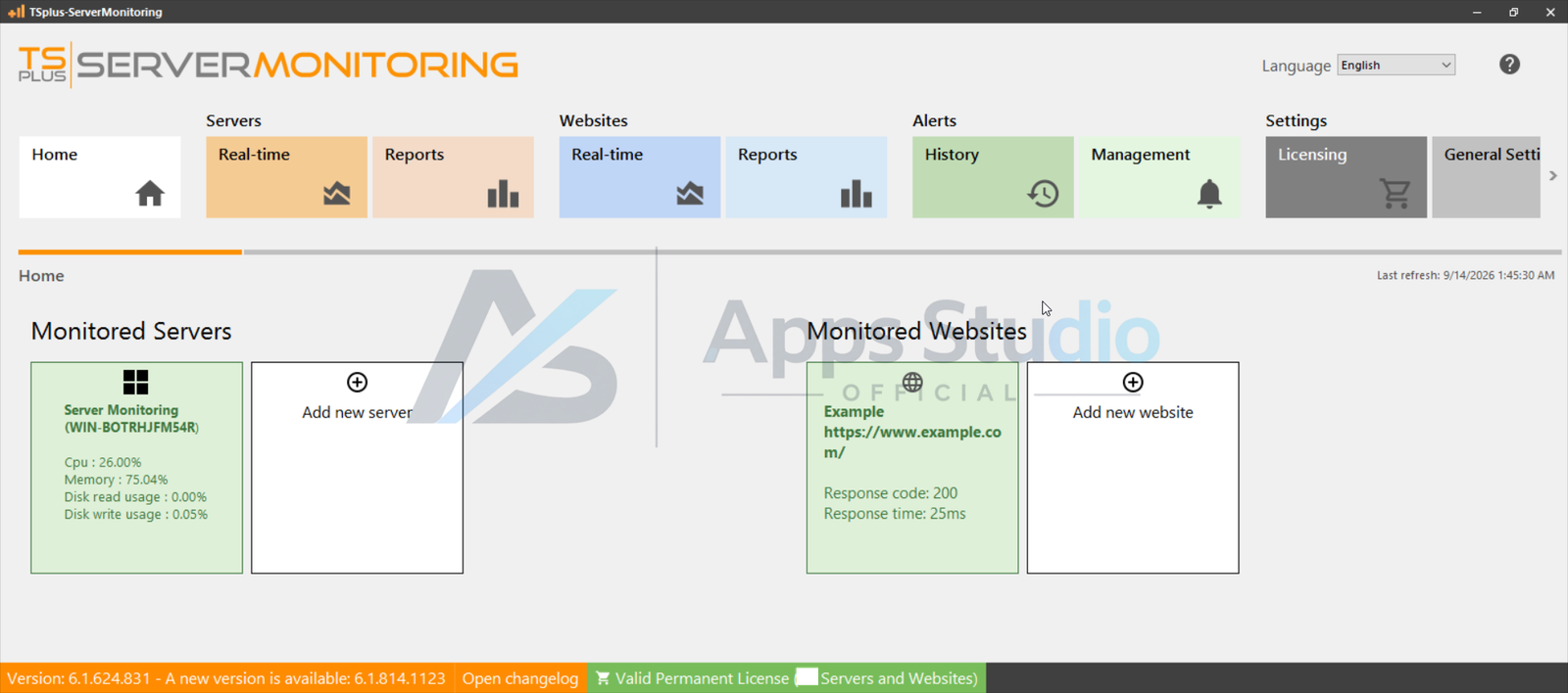 TSPlus Server Monitoring Business